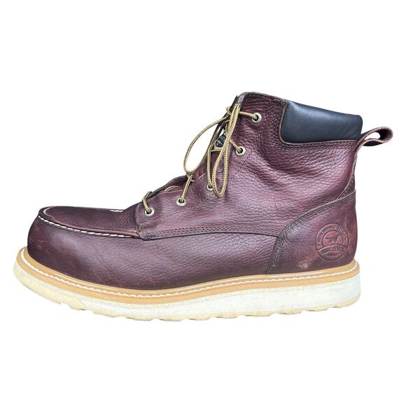 Irish Setter By Red Wing Ashby 6” Brown Leather Safety Toe Work Boot Size US 14 main image 10